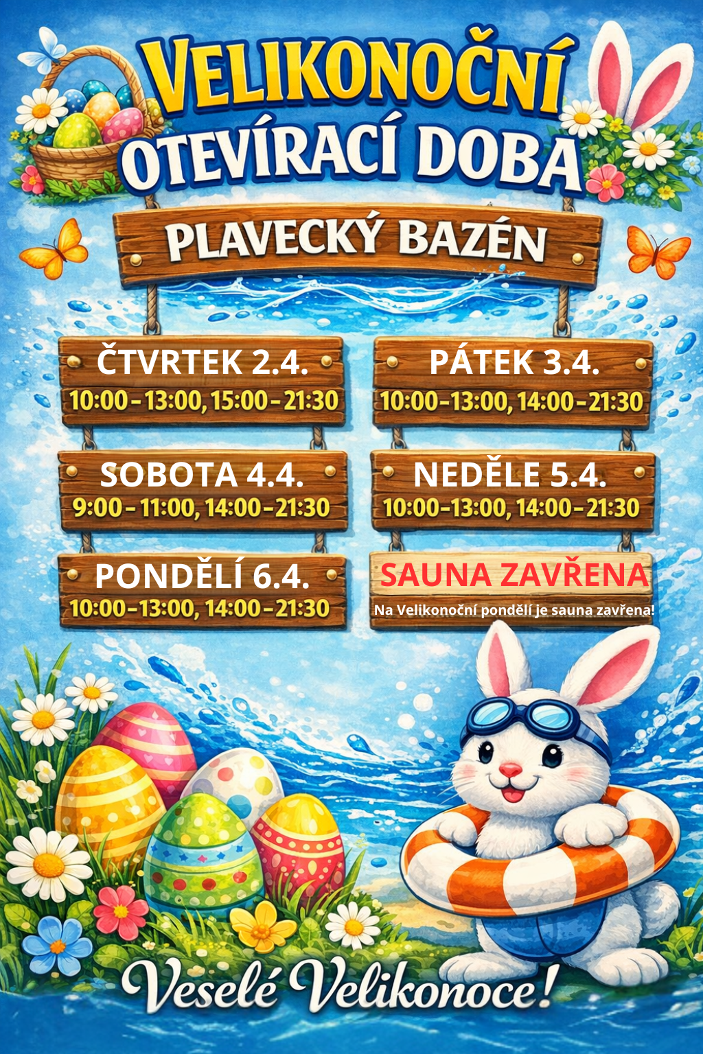 Velikonoční otevírací doba